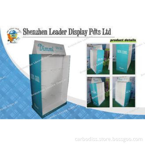 2 sided Flip Flops Cardboard Pallet Display With Peg Hooks